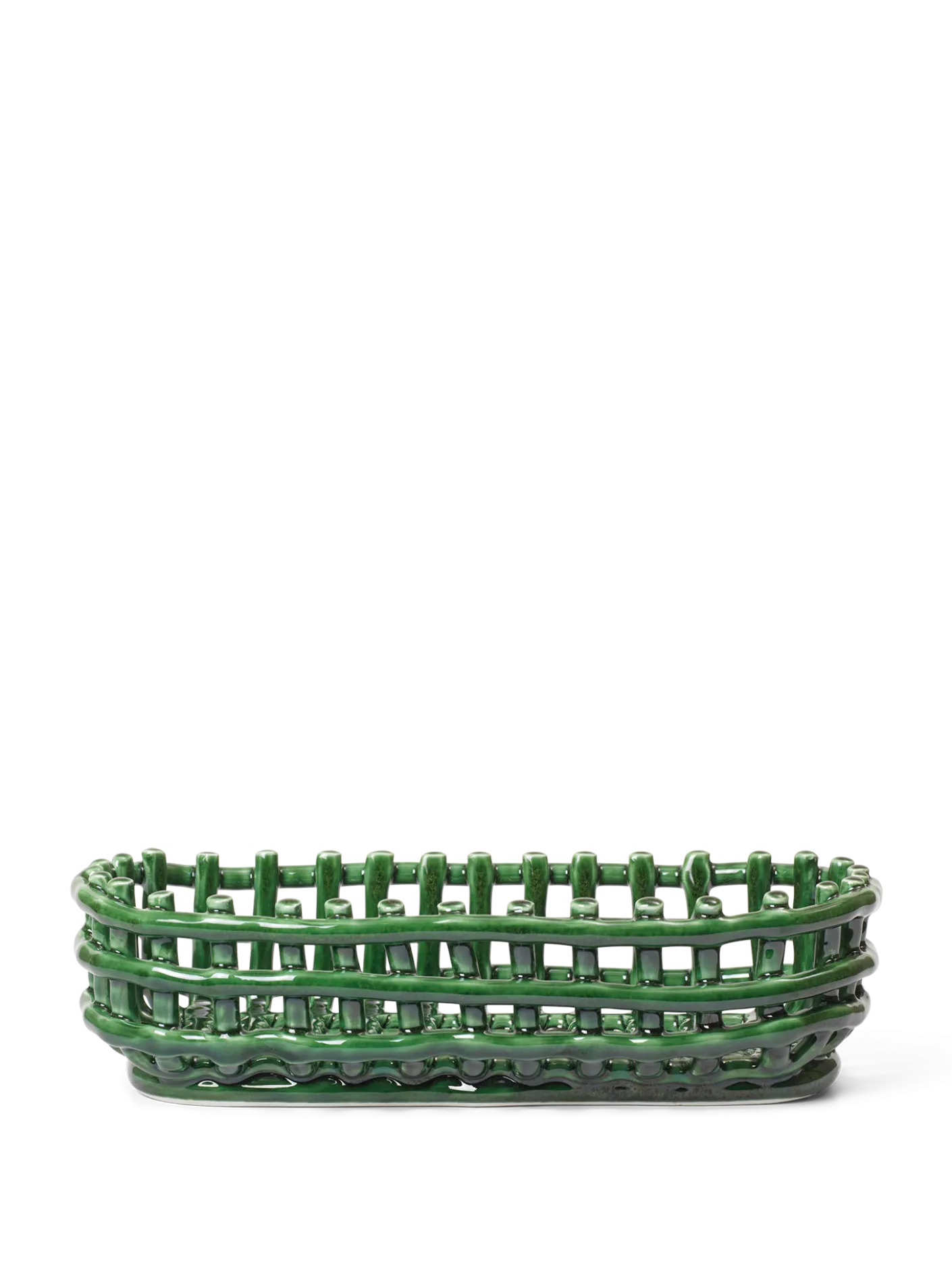 Ceramic Basket - Oval
