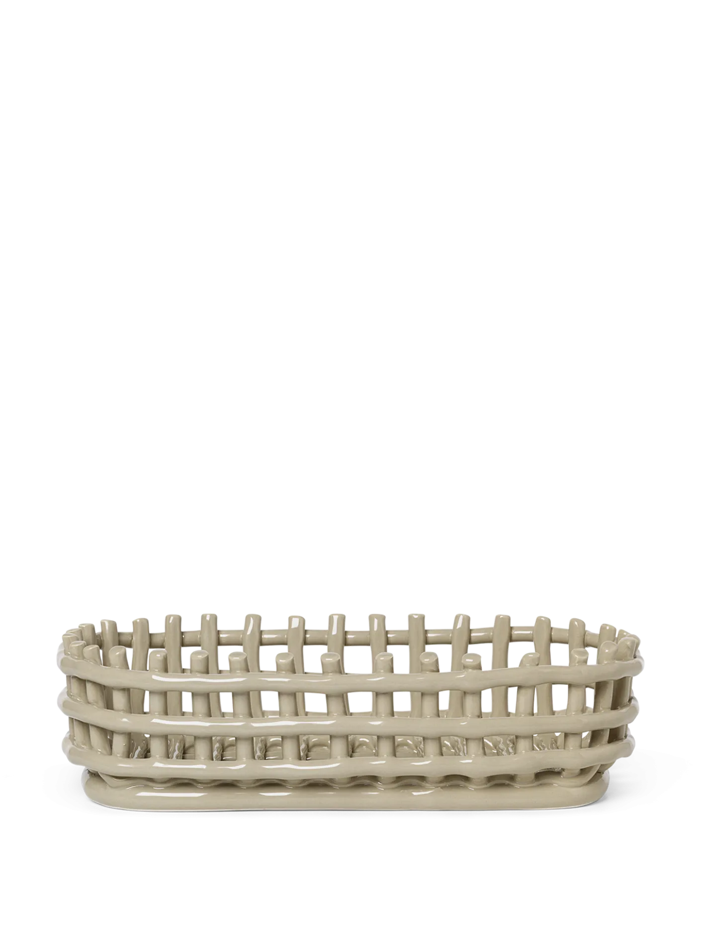 Ceramic Basket - Oval