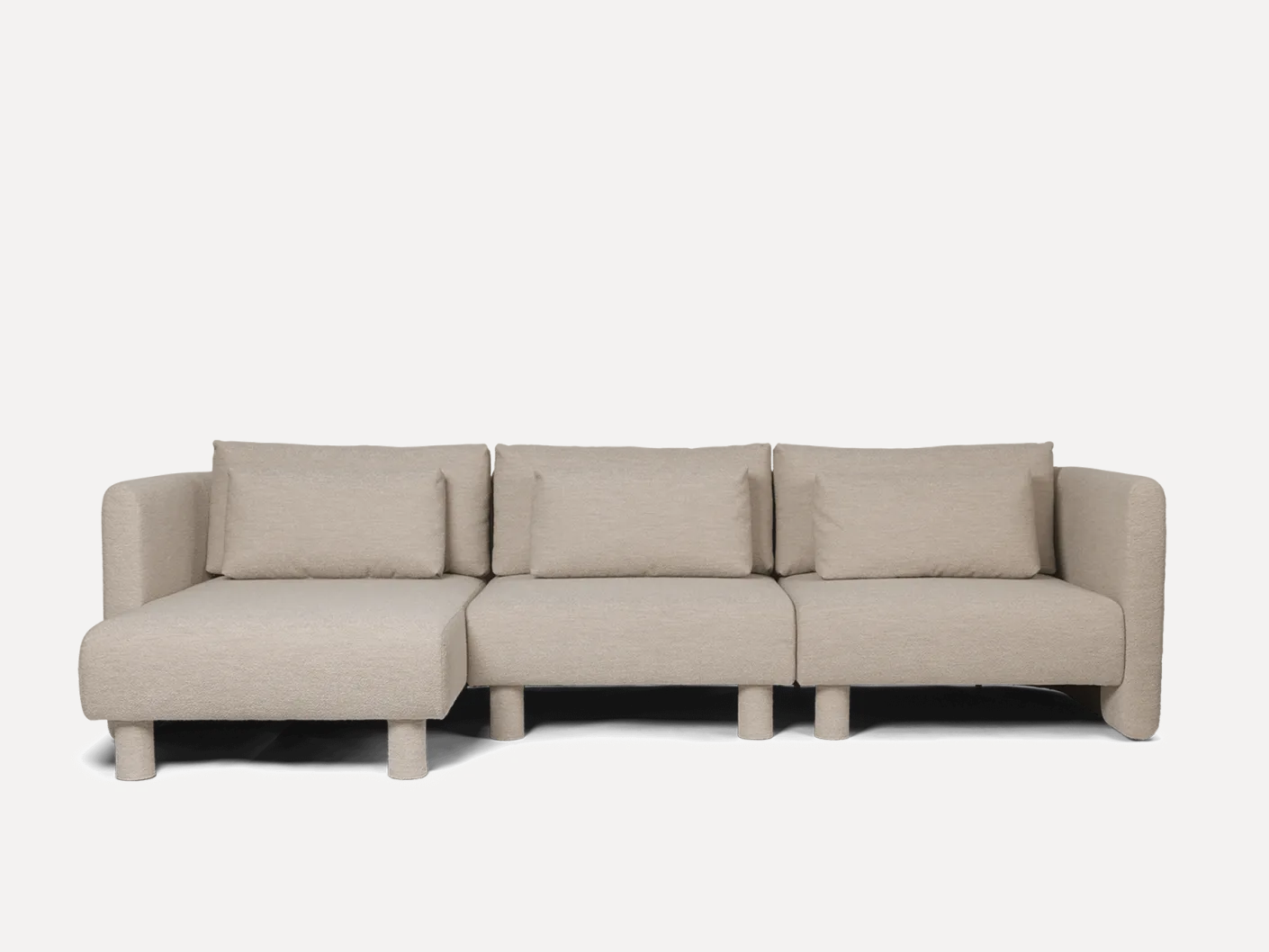 Dase Sofa Armrest Right - Soft Bouclé