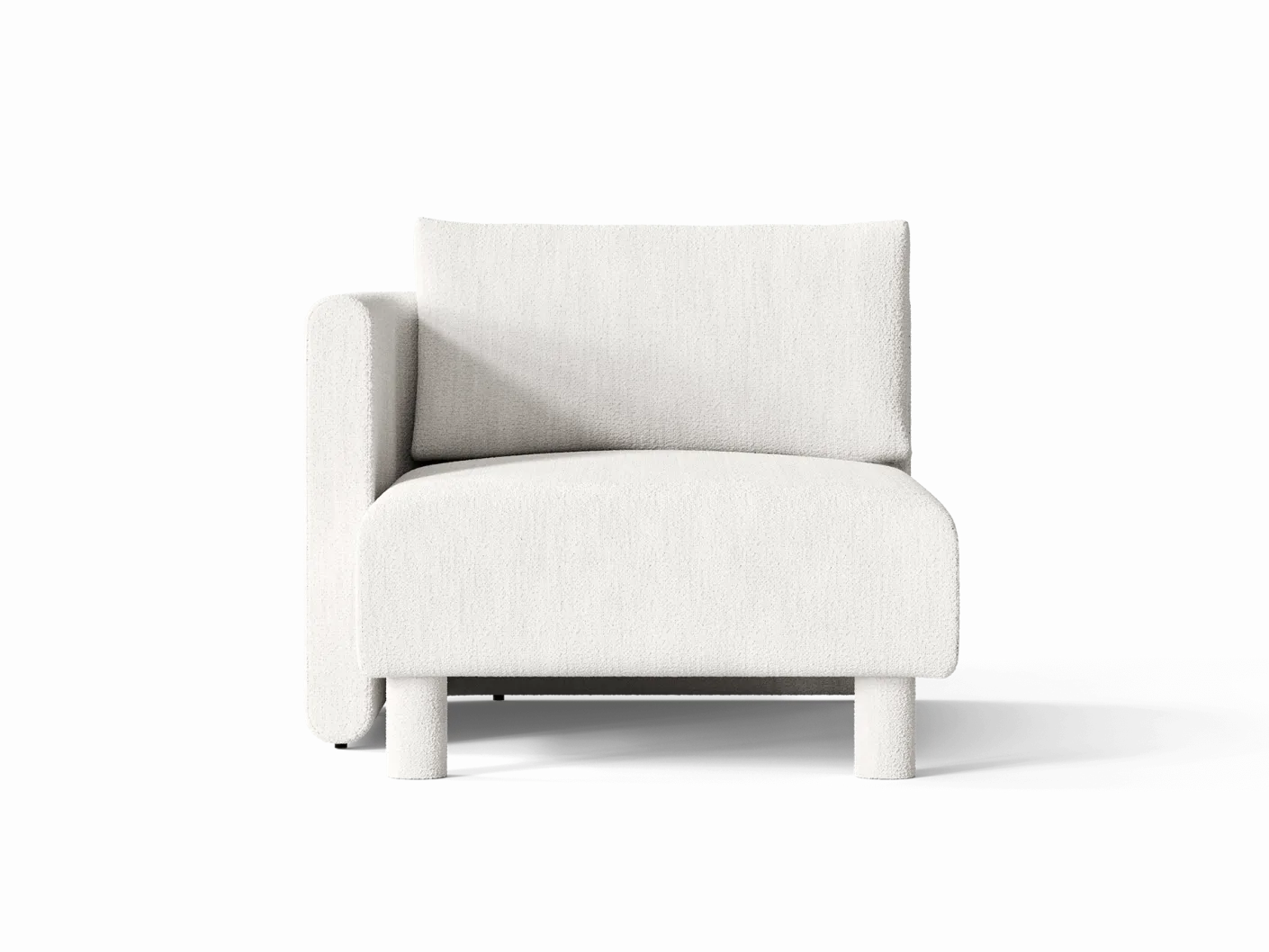 Dase Sofa Chaise Longue Left - Bouclé