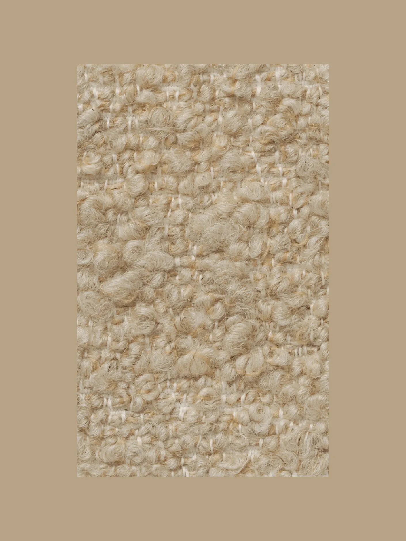 Fabric Sample - Raw Bouclé