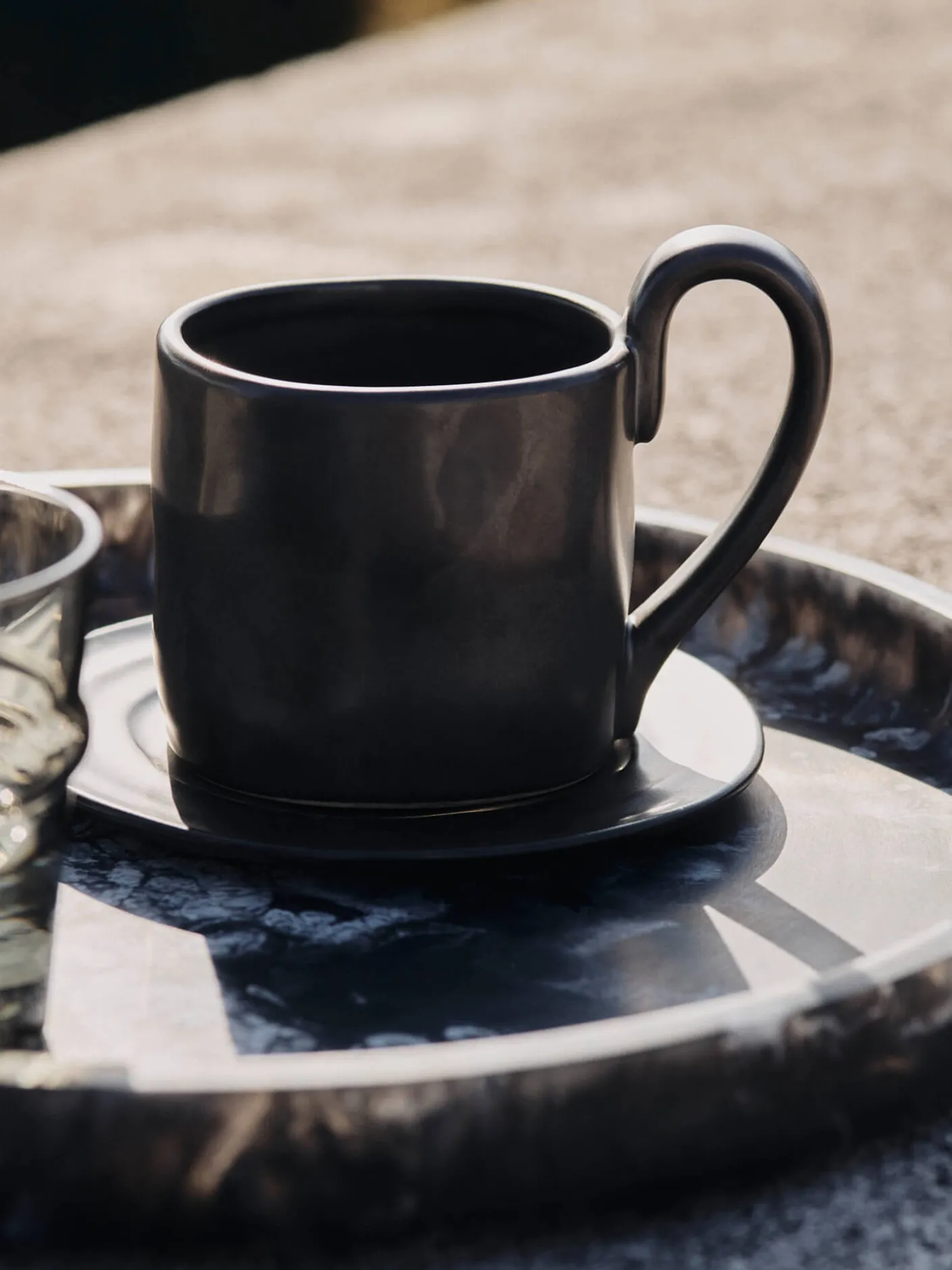 Flow Mug with Saucer