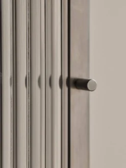 Haze Wall Cabinet - Reeded Glass