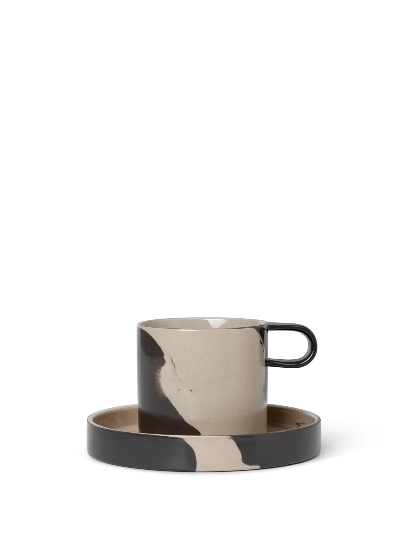 Inlay Cup with Saucer