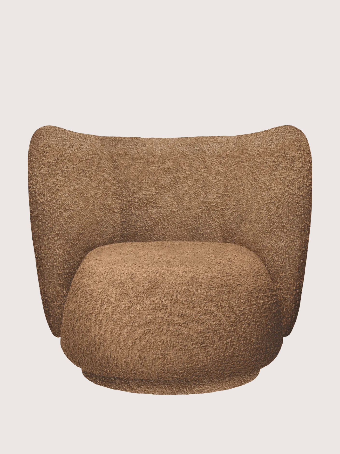 Rico Lounge Chair - Swivel - Raw Bouclé