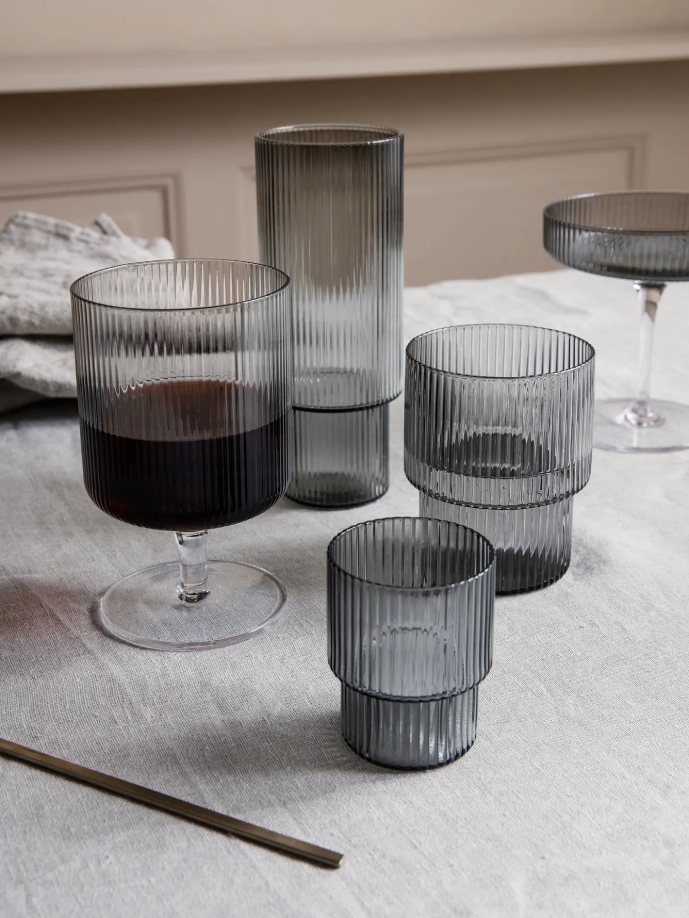 Ripple Small Glasses - Set of 4